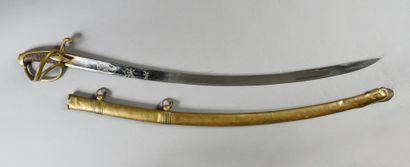 null Light cavalry officer's saber, line engraved hunter's guard, beautiful blade...