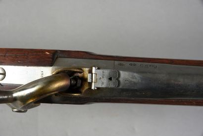 null Carabine de chasseur modèle 1837, platine à la Pontcharra de la «Manufacture...
