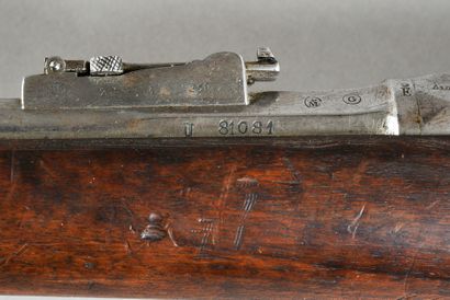null Rifle chassepot model 1866 marked "Cahen Lyon et Cie G Mordant à Liège", marked...