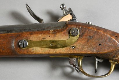 null Fusil modèle 1822 à silex de Dragon, platine de la «Manufacture Royale de Saint-Etienne»,...