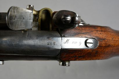 null Cavalry musket model An IX, lock from the "Manufacture Royale de Mutzig", gun...