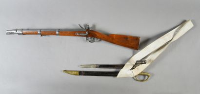 null Infantry rifle of the type 1777 of reduced size, all iron trimmings.
Barrel:...