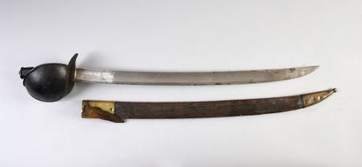 null Edge saber model 1833, blade marked "Manufacture Royale de Châtellerault Octobre...