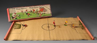 null Jeu de Football de table. «Hopp-Suisse», complet de ses joueurs. Vers 1960.