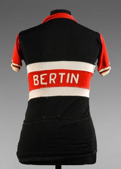 null Maillot. «Bertin Huret» porté par René Janssens «Flander» coureur Belge lors...