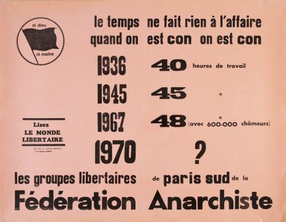null LEO FERRE (1916/1993) : 1 ensemble de 2 affiches pour annoncer les récitals...