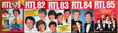 null 
1 ensemble de 5 almanach RTL : 1979 (cinquantenaire de RTL), 1982 (Il était...
