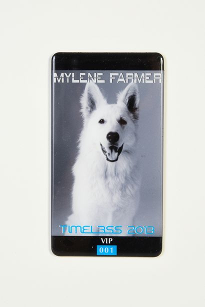 null MYLENE FARMER (1961) : Singer-songwriter. 1 VIP Pass N°001 to access the backstage...