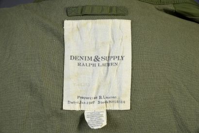 null JOHNNY HALLYDAY: 1 Ralph Lauren nylon biker jacket bought and worn by Johnny...