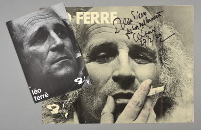 LEO FERRE (1916/1993) : Auteur, compositeur,...