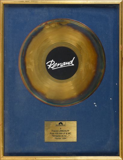 RENAUD (1952) : 1 disque d'or pour l'album...