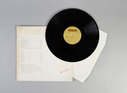 null JANE BIRKIN (1946) : Chanteuse et actrice. 1 acétate de l'album « Ex fan des...