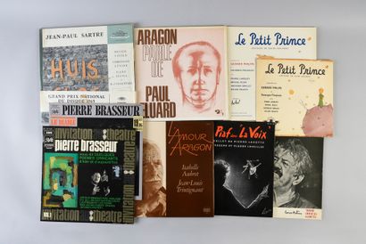 null LES GRANDES VOIX ENREGISTREES SUR VINYLES :
LOUIS ARAGON (1897/1982) : Poète,...