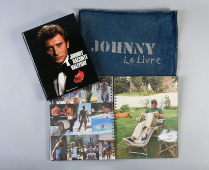 null RTL / JOHNNY HALLYDAY (1943/2017): Singer and actor. 2 collector books : 1 book...