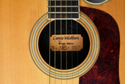 null RENAUD (1952) : 1 guitare 6 cordes de marque George Washburn - Mirage de luxe...