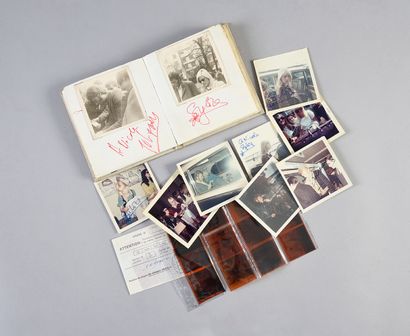 JOHNNY HALLYDAY (1943/2017) : 1 album of original photographs taken by Nicole - fan...