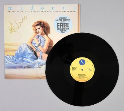 MADONNA (1958) : Chanteuse, actrice, réalisatrice et productrice. 1 Maxi 45 rpm record,...