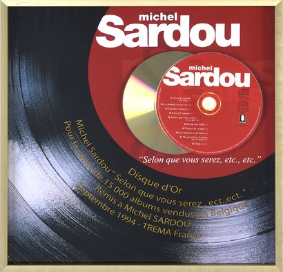 MICHEL SARDOU : (1947) Auteur-compositeur, interprète et acteur. 1 gold record for...