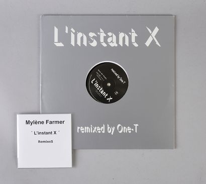 MYLENE FARMER (1961) : Auteure, interprète et réalisatrice. 1 Maxi 45 rpm vinyl record,...