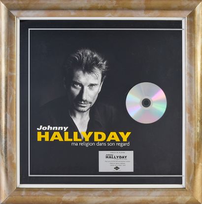 JOHNNY HALLYDAY (1943/2017) : Chanteur et acteur. 1 disque de platine pour le single...