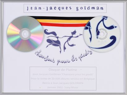 JEAN-JACQUES GOLDMAN (1951) : Auteur-compositeur et interprète. 1 disque de platine...