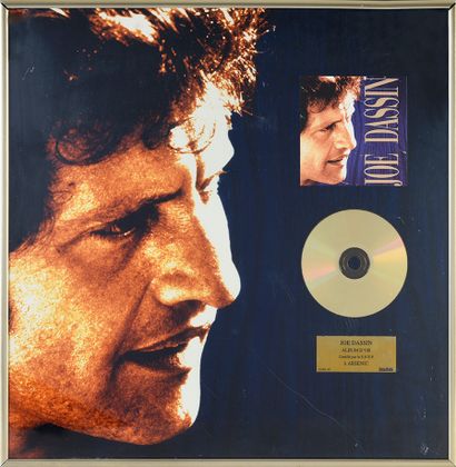 JOE DASSIN (1938/1980) : Compositeur et interprète. 1 gold record for the album "Joe...