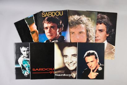 MICHEL SARDOU (1947) : Auteur-compositeur, interprète et acteur. 1 set of 8 programs...