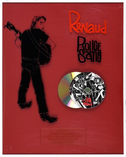 RENAUD (1952) : Auteur-compositeur et interprète. 1 gold record for the album "Rouge...