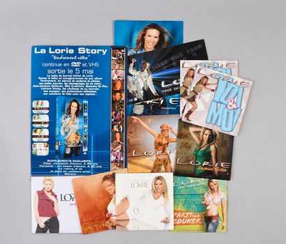 LORIE PESTER (1982) : Chanteuse et comédienne. 1 lot de 8 CD Singles de Lorie : « Toi...