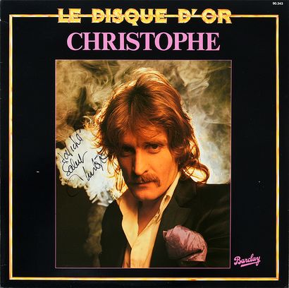 CHRISTOPHE (1945/2020) : Auteur-compositeur et interprète. 2 disques vinyles originaux...