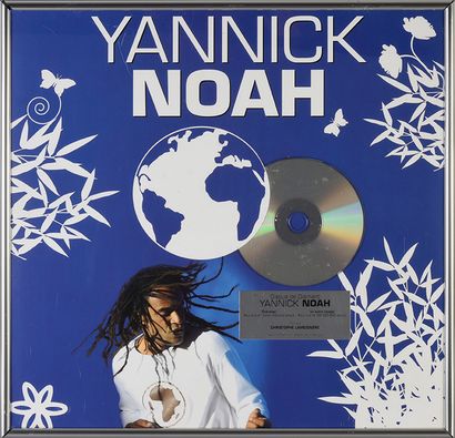 YANNICK NOAH : (1960) Auteur-compositeur et interprète. 1 diamond disc for the album...