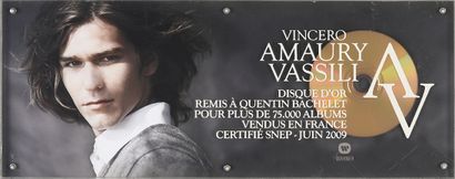 AMAURY VASSILI (1972) : Ténor de pop lyrique. 1 gold record for the album "Vincero"...