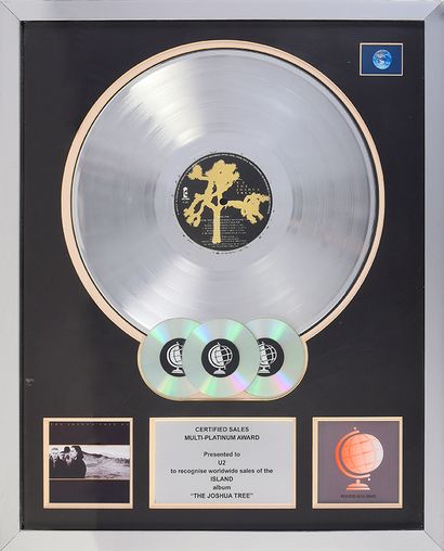 U2 : Famous Irish rock band, from Dublin, formed in 1976. 1 triple platinum record...