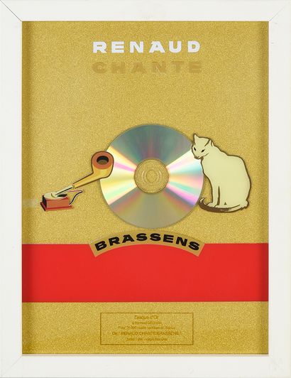 RENAUD : (1952) Auteur-compositeur et interprète. 1 gold record for the album " Renaud...