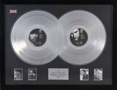 U2 : Famous Irish rock band from Dublin, formed in 1976. 1 double platinum record...