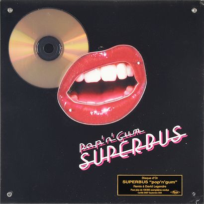 SUPERBUS : French pop rock band formed in 1999. 1 gold record for the album " Pop'n'Gum...