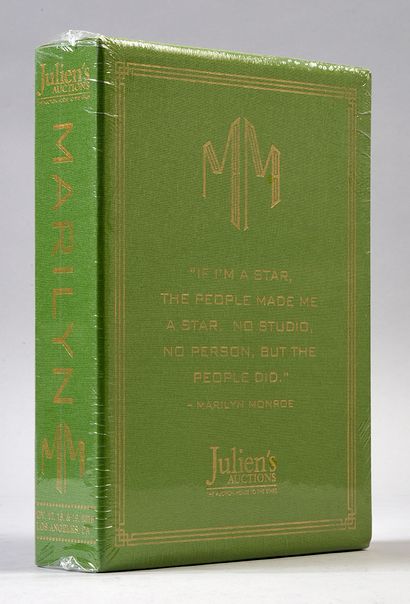 MARILYN MONROE (1926/1962) : Chanteuse et actrice américaine. 1 boxed set of Julien's...