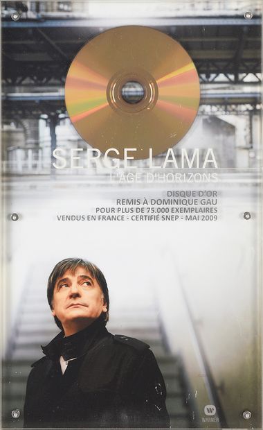 SERGE LAMA (1943) : Auteur-compositeur et interprète. 1 gold record for the album...