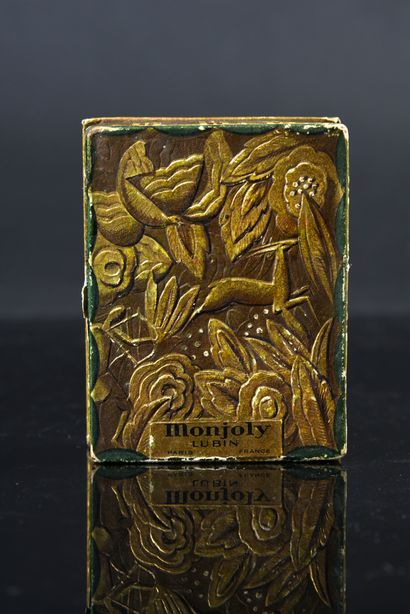 Lubin « Monjoly » - (1920)
Rare dans cette petite taille, flacon en verre incolore...