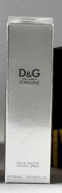 DOLCE & GABBANA « Féminine » (1999) Présenté dans son coffret carton titré, flacon...