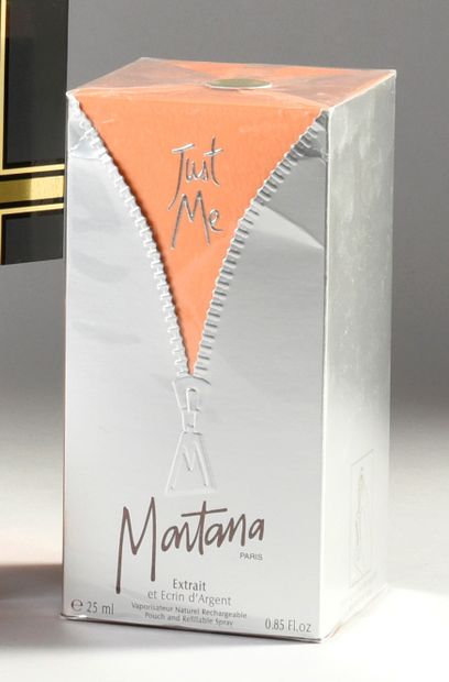 CLAUDE MONTANA "Just me" (1998)
Presented in its two-tone cardboard case, spray bottle...