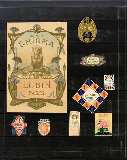 Jean Patou - Lubin - Charles Faÿs - et divers (années 1920) Album binder containing...