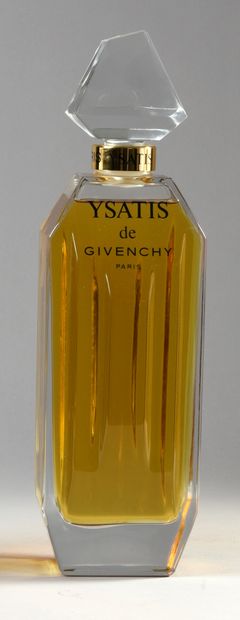 PIERRE DINAND POUR GIVENCHY « Ysatis » (1984) Flacon publicitaire décoratif en verre...