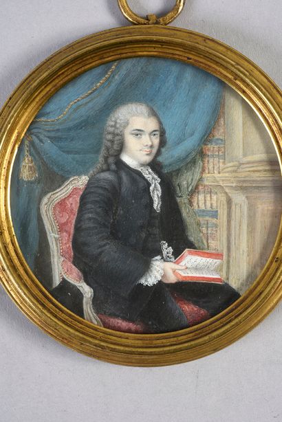 ÉCOLE FRANÇAISE du milieu du XVIIIe siècle Portrait d'Élisabeth Théodose Le Tonnelier...
