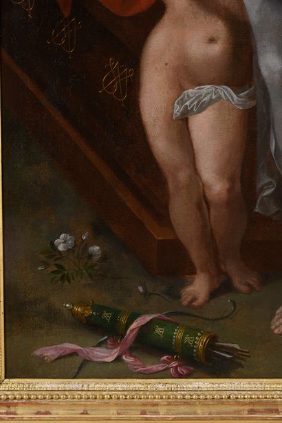 Ambroise DUBOIS et atelier Anvers (vers 1543 - Fontainebleau, 1614/15) Venus and...