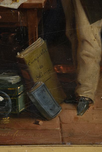 Edouard PINGRET. 1785 - 1869 Portrait de Jean-Baptiste Daurier
Inscription à l'encre...