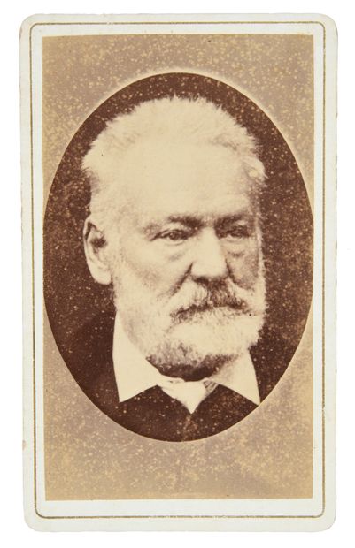 null HUGO Victor (1802-1885).
Photographic portrait signed J. M. Lopez in Paris,...