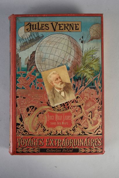 VERNE Jules (1828-1905), Vingt-mille lieues sous les mers, bibliothèque d'éducation...