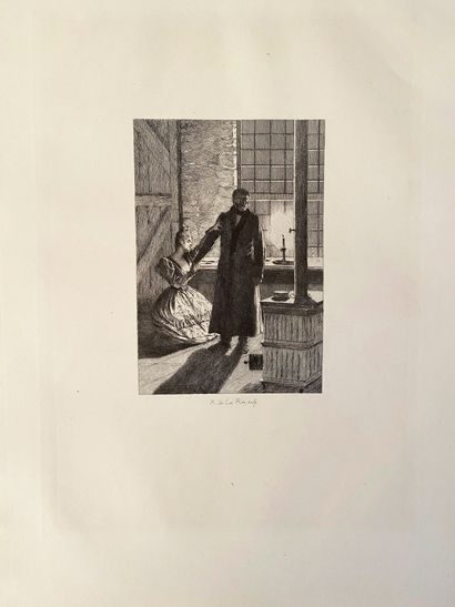 FLAMENG François Illustration of the complete works of Victor Hugo, 100 etchings,...