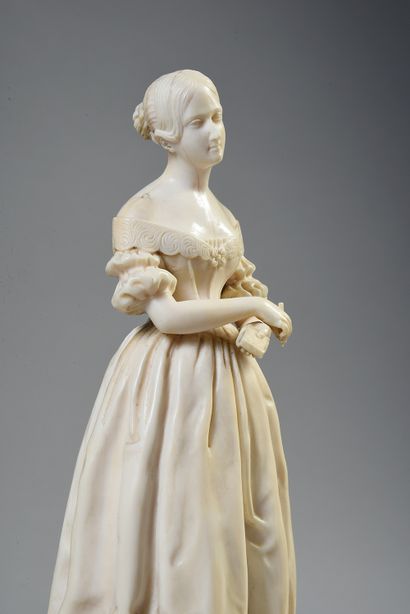 ÉCOLE FRANÇAISE VERS 1837-1839 D'APRES JEAN-AUGUSTE BARRE (1811-1896) Princesse Marie...